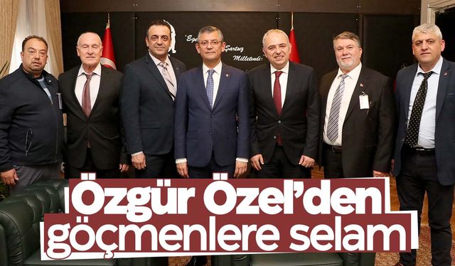 Manisalı genel başkan hemşehrilerini ağırladı