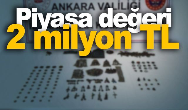 Operasyonda ele geçirildi… 2 milyon TL değerinde!