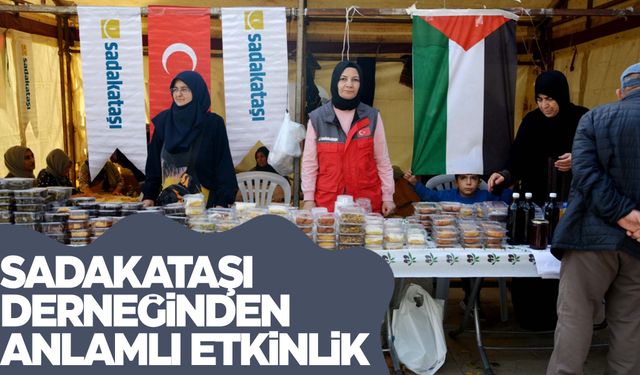 Sadakataşı Derneğinden Filistin’e destek kermesi