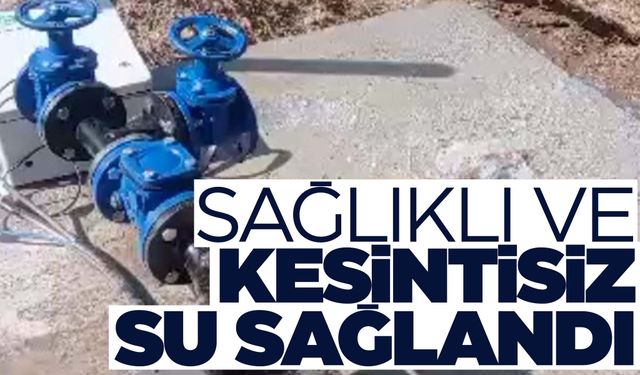 İlçede yeni sondaj kuyusu faaliyete alındı