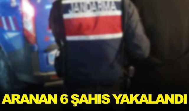 Salihli’de jandarma, aranan 6 şahsı yakaladı