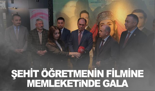 Şehit Aybüke öğretmenin hayatını anlatan filme Çorum’da gala