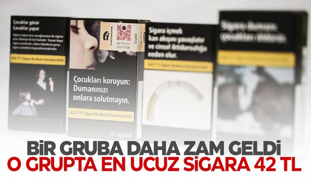 Sigara zamlanıyor... Nispeten ucuz gruba zam geldi