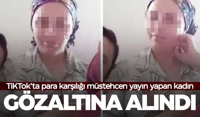 1 saatte 100 bin lira topladı! Sosyal medyada canlı yayında tepki çeken görüntüye gözaltı!