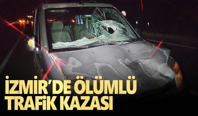 İzmir'de hafif ticari aracın çarptığı yaya öldü