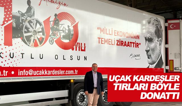 Uçak Kardeşler'den tırlara 100. yıl tasarımı