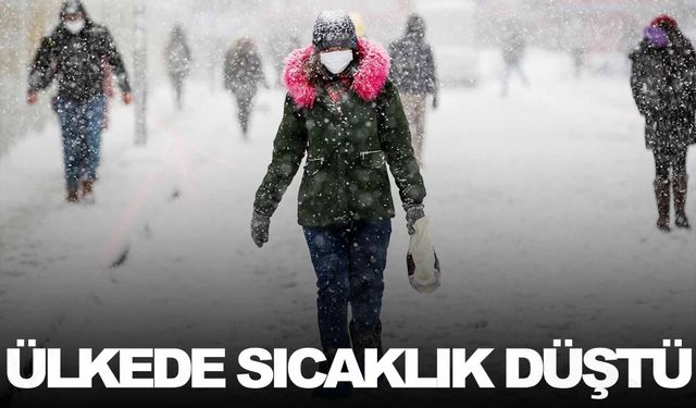 Soğuklar başladı… Yurtta hava durumu nasıl olacak?