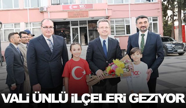 Vali Ünlü’nün son durağı Sarıgöl oldu