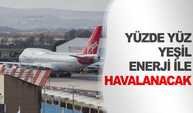 Yeşil yakıtlı ilk transatlantik uçuş