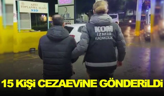 İzmir merkezli FETÖ operasyonunda 15 kişi cezaevinde