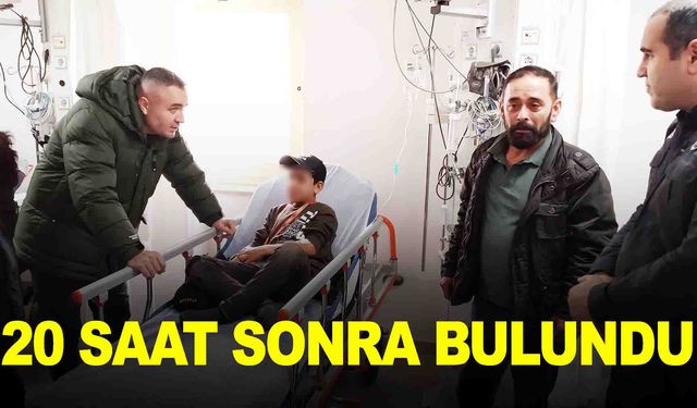 İzmir’de kaybolmuştu… Tam 20 saat sonra bulundu