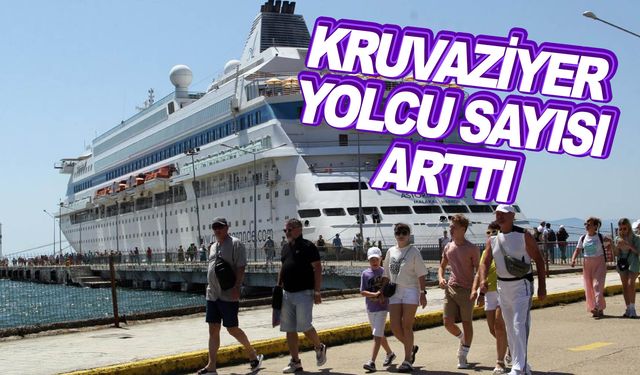 2023 yılı kruvaziyer yolcu sayısı hedefi aşıldı