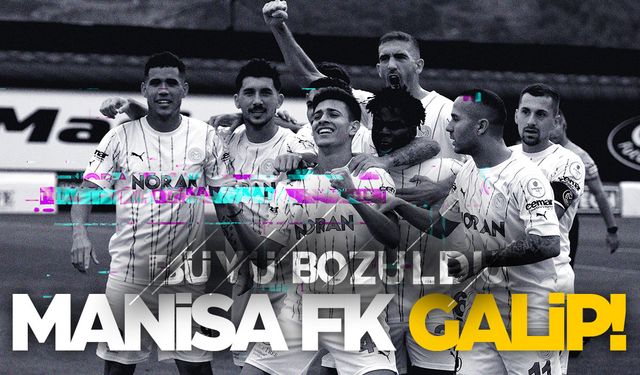 3 puan 3 golle geldi... Manisa FK galip!