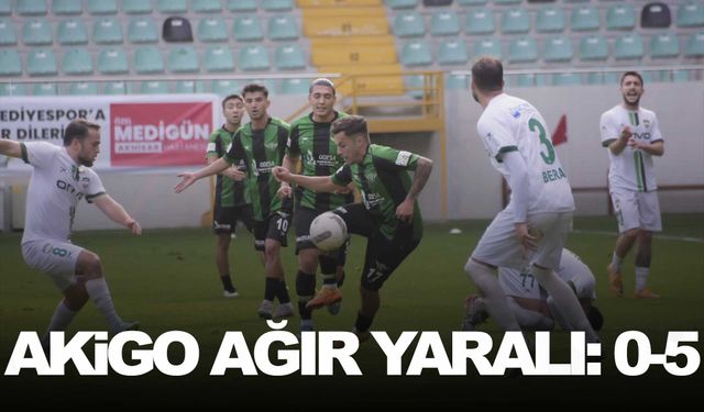 Akigo evinde darmadağın oldu: 0-5