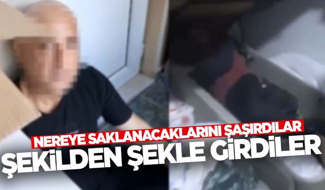 Aranan şüpheliler şekilden şekle girdi