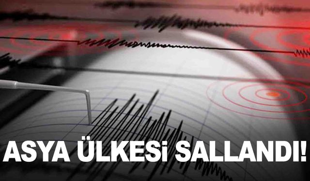 Asya ülkesinde deprem… 6.5 ‘le sallandı!