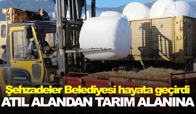 Atıl araziydi… Tarım alanına çevrildi… Üreticilere destek oldu