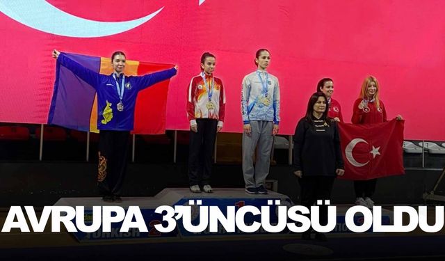 Yunusemreli Afra Avrupa 3’üncüsü