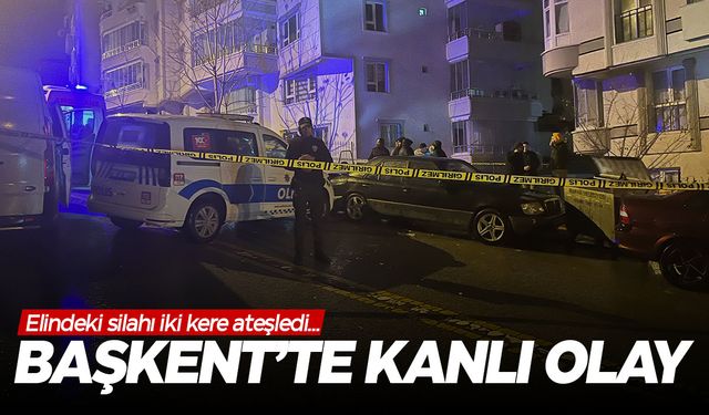 Başkent'te kanlı olay... Kız arkadaşını yaraladıktan sonra namluyu kendine çevirdi