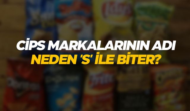 Cips markalarının adı neden 's' ile biter?