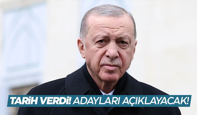 Cumhurbaşkanı Erdoğan büyükşehir adaylarının açıklanacağı tarihi açıkladı!