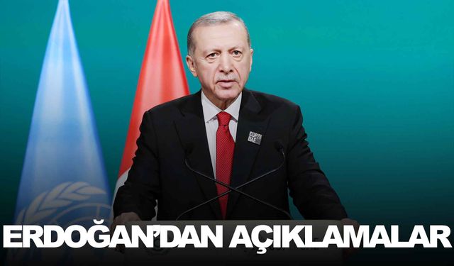 Cumhurbaşkanı Erdoğan COP28 Zirvesi’nde konuştu