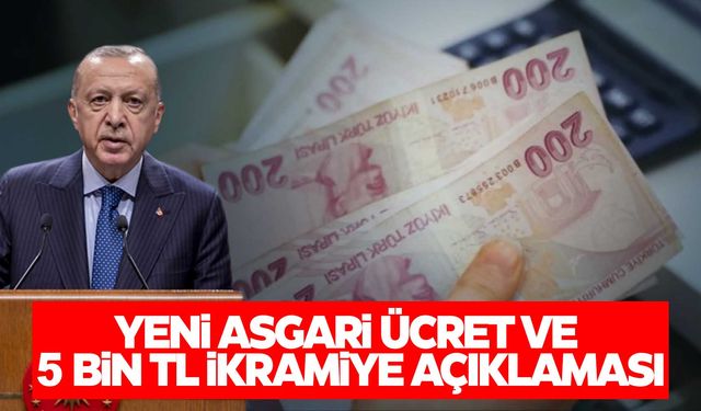 Erdoğan’dan asgari ücret ve çalışan emekliye ikramiye ödemesi açıklaması!