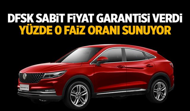 DFSK iki SUV modeline sabit fiyat biçti