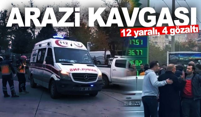 Diyarbakır’da ‘taşlı-sopalı’ arazi kavgası!