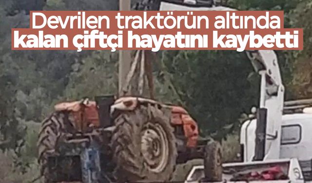 Ege’de traktör çekme işlemi faciayla sonlandı!