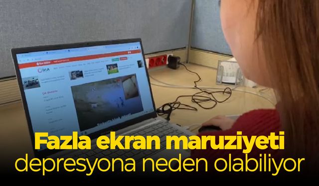 Ekrana uzun süre bakmak birçok probleme neden oluyor