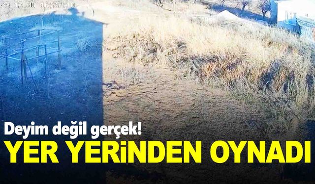 Elazığ depreminden tüyleri diken diken eden görüntü!