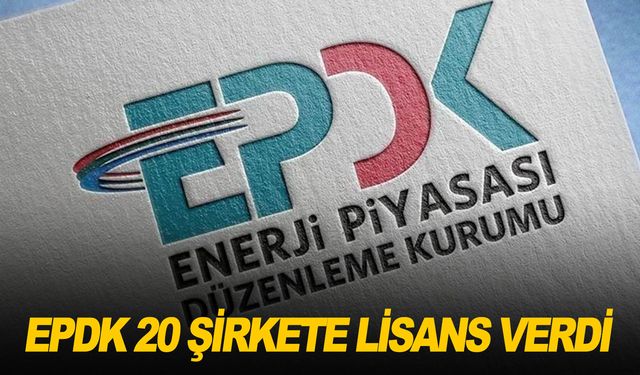 Enerji Piyasası Düzenleme Kurumu yeni lisanslar verdi