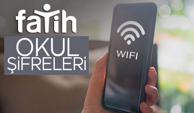 Fatih okul internet şifresi: 2023 güncel şifreler