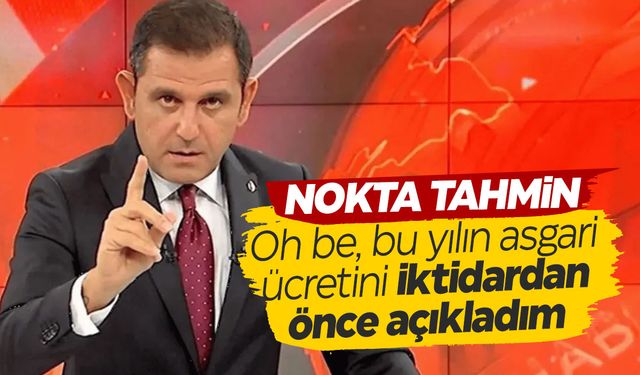 Fatih Portakal’dan asgari ücret iddiası 'İktidardan önce açıklıyorum...'