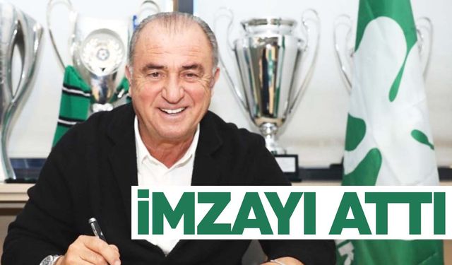 Fatih Terim, Panathinaikos'a resmi imzayı attı  