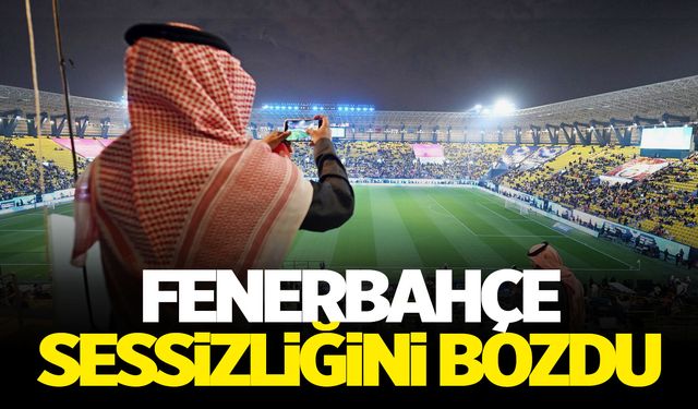 Fenerbahçe'den Süper Kupa açıklaması geldi