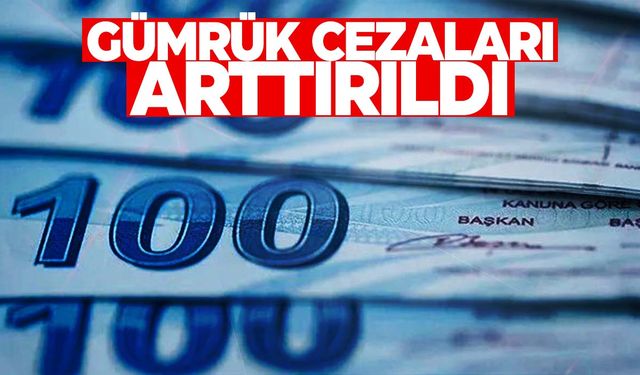 Gümrük cezaları arttırıldı… O tarihten itibaren geçerli olacak