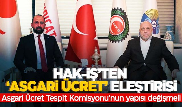 Hak-İş Manisa İl Başkanlığı’ndan asgari ücret eleştirisi