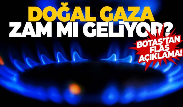 Herkes merak ediyor… 1 Ocak sonrası doğal gaza zam var mı?