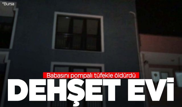 Herkes uyurken babasını pompalı tüfekle öldürdü!