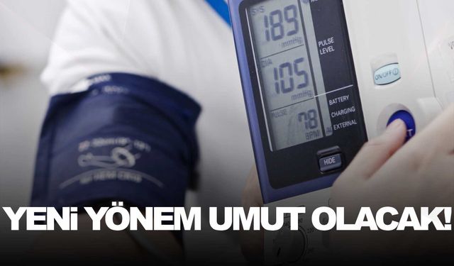 Hipertansiyonda yeni tedavi yöntemi geliştirildi