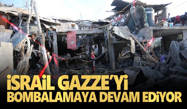 İsrail'in Gazze'nin orta ve güneyine düzenlediği saldırılarda 50 kişi öldü