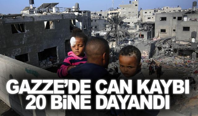 İsrail'in Gazze'ye düzenlediği saldırılarda can kaybı 19 bin 667'ye yükseldi