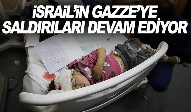 İsrail'in Gazze'ye havadan ve karadan saldırıları sürüyor