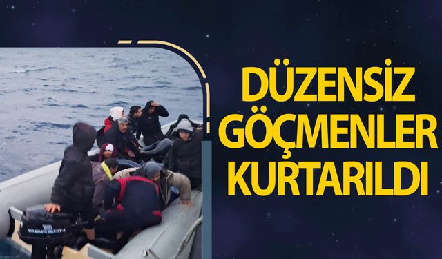 İzmir açıklarında 18 düzensiz göçmen kurtarıldı