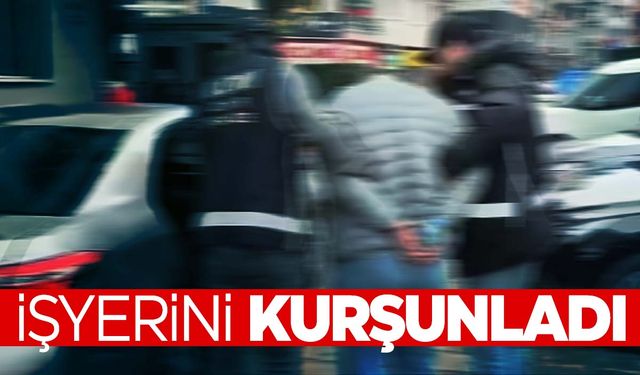 İzmir’de iş yerini kurşunladı!