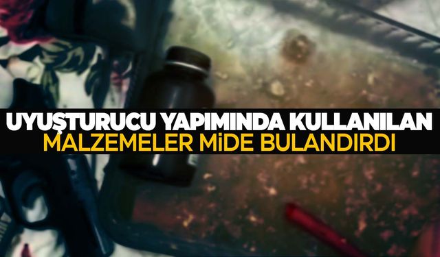 İzmir’de şok baskın… Uyuşturucu yapımında kullanılan malzemeler mide bulandırdı  