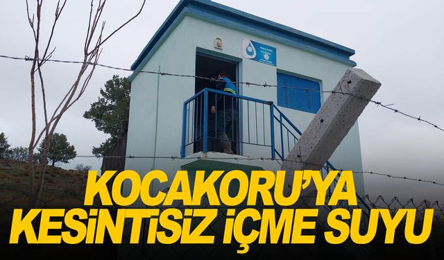 Kocakoru mahallesinin içme suyu deposu temizlendi