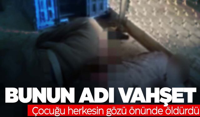 Küçük çocuğu vahşice öldürdükten sonra ölü taklidi yaptı